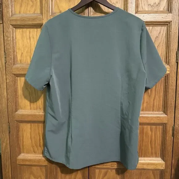 FIGS Technical Collection Catarina Scrub XXL Spruce Green Chest Pocket V-Neck - Picture 7 of 8